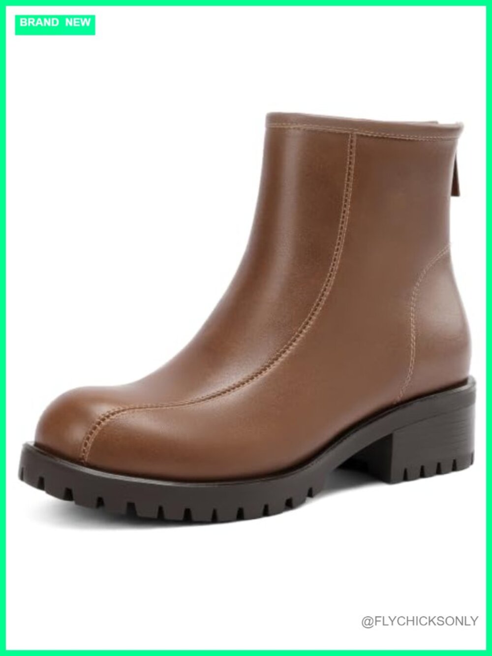 Women's Wide Width Chelsea Ankle Boots Faux Leather Low Heel
